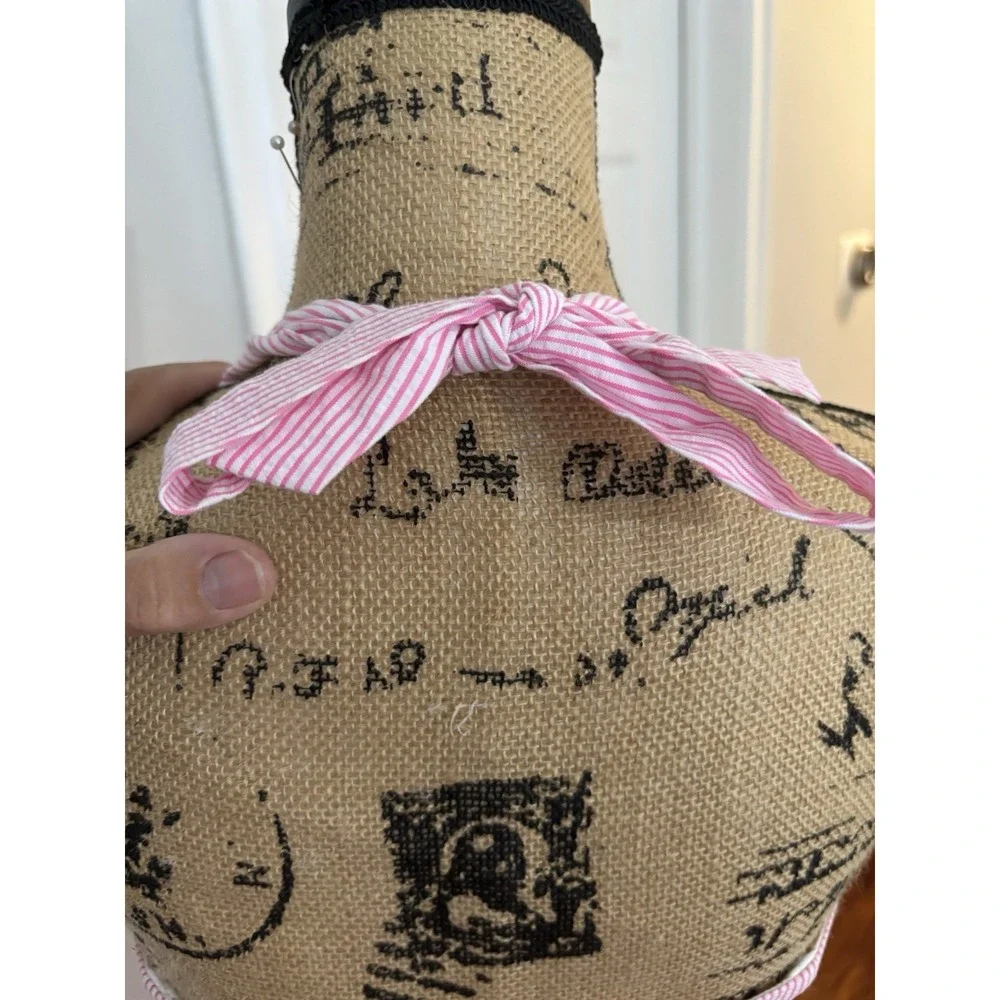 Lilly Pulitzer Pink Gingham Halter Dress Fitted Summer Cotton Size 4 - Picture 8 of 10